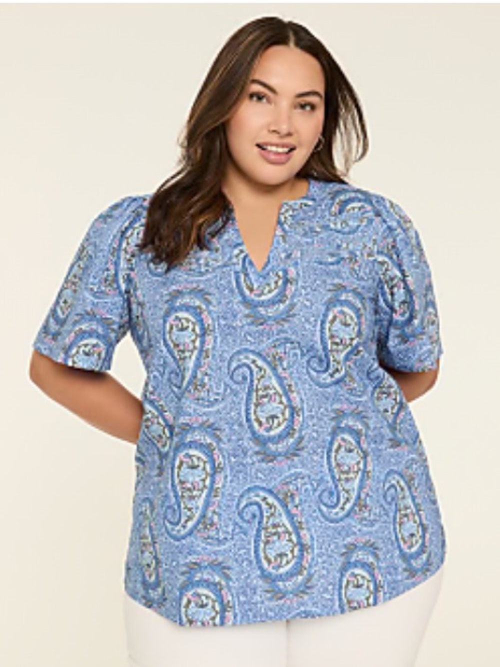 Lane Bryant Paisley Tee